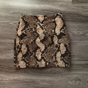 Snake Skin Skirt